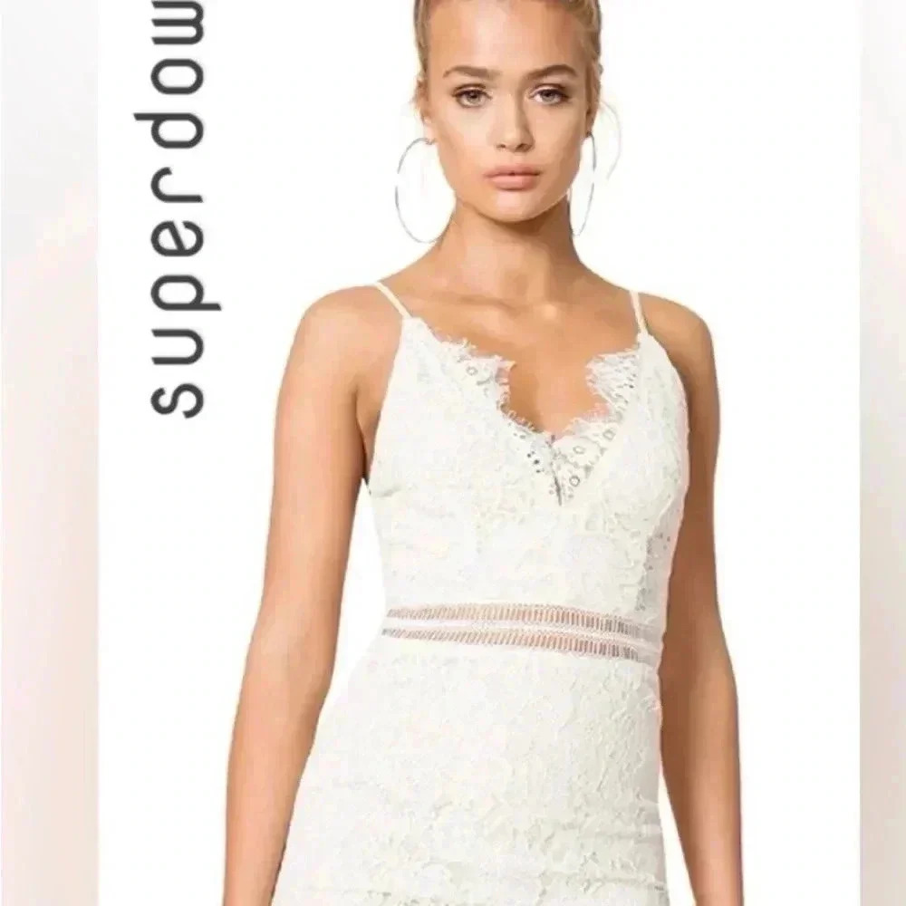 REVOLVE SUPERDOWN  remi lace mini dress, size extra small